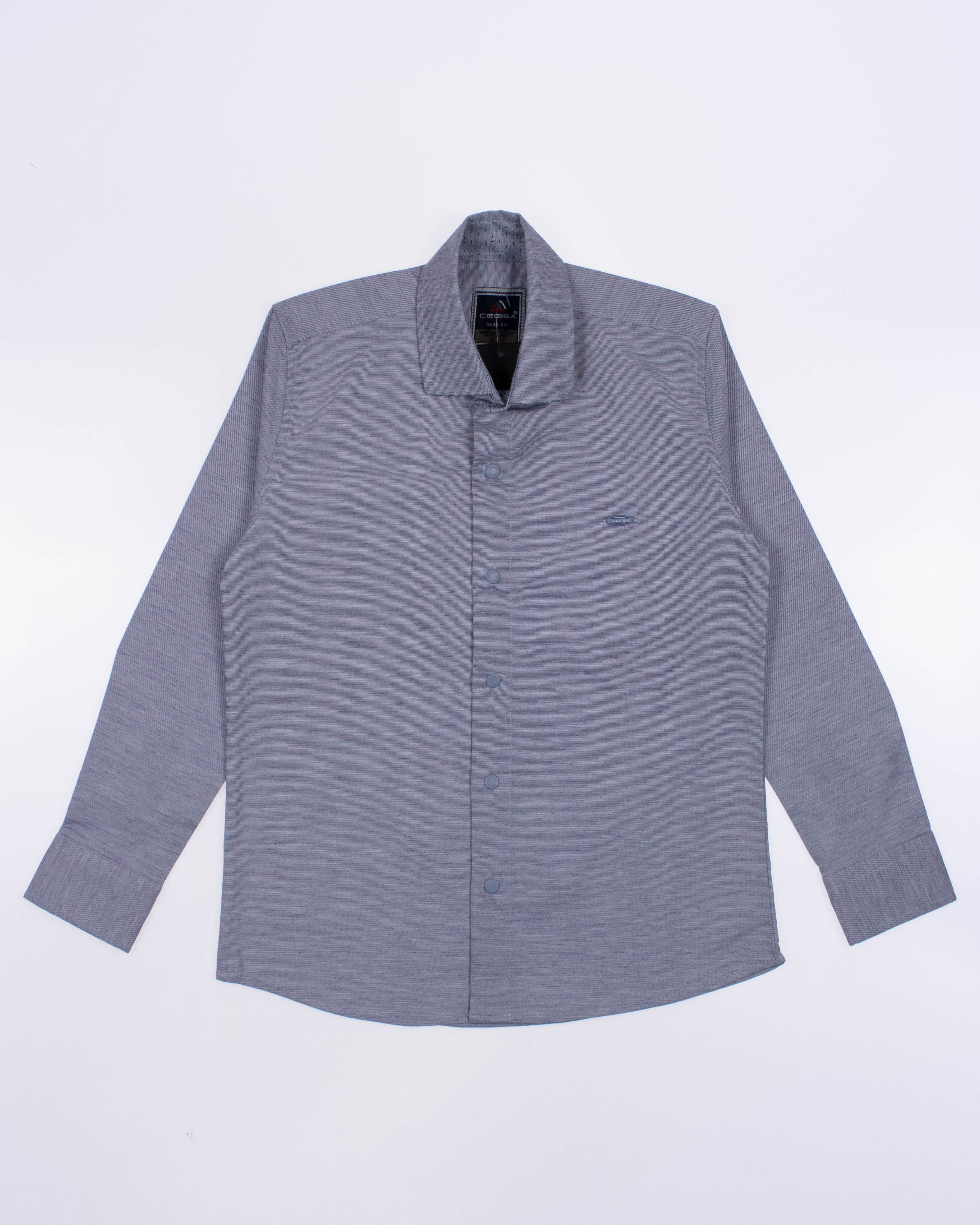 CEGISA 4098/1 Рубашка (кнопки) (цвет: Серый меланж 146 см) CEGISA 4098/1 Рубашка (кнопки) (цвет: Серый меланж 146 см)