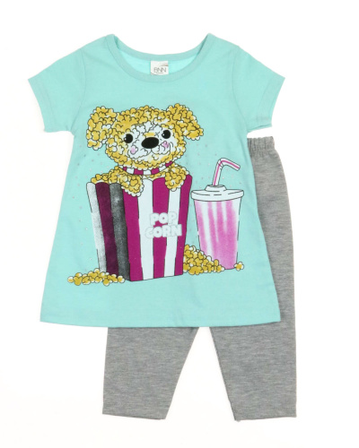 BENNA KIDS 507 Костюм  (цвет: Ментоловый\серый меланж)