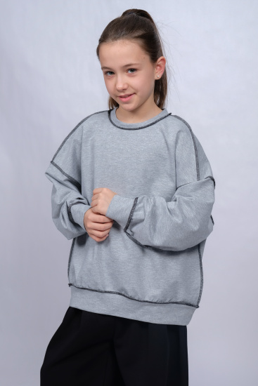 TMK 5000 Свитшот (цвет: Серый меланж 140 см)